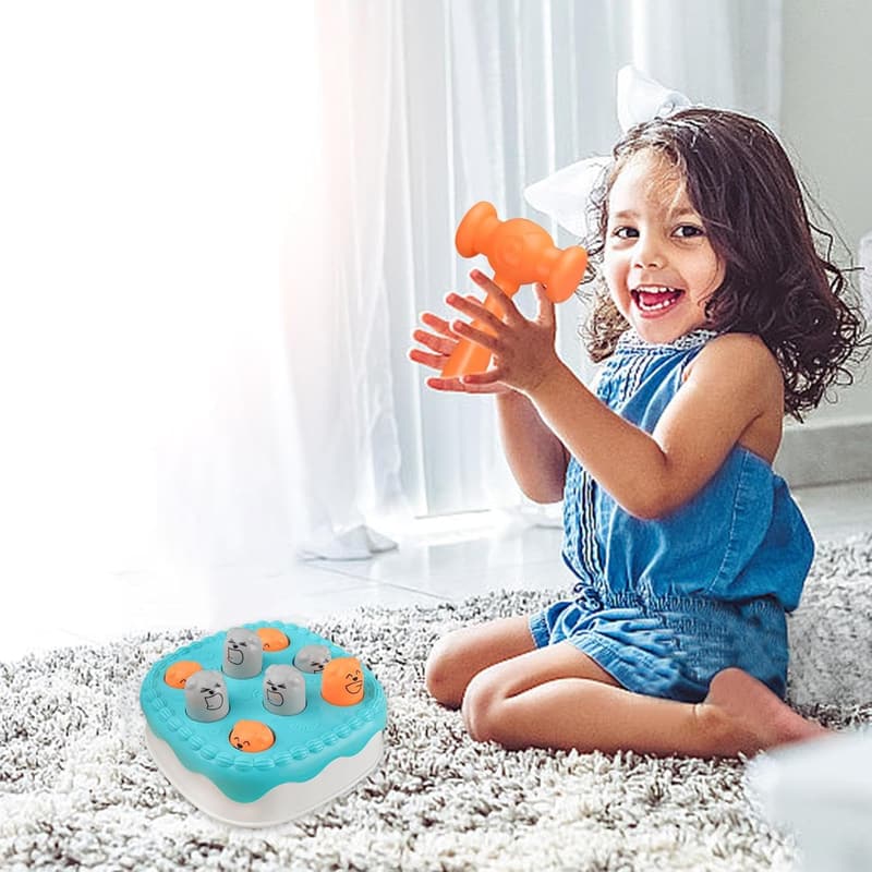 Whack-A-Mole Cake Game for Toddlers, No Batteries Required