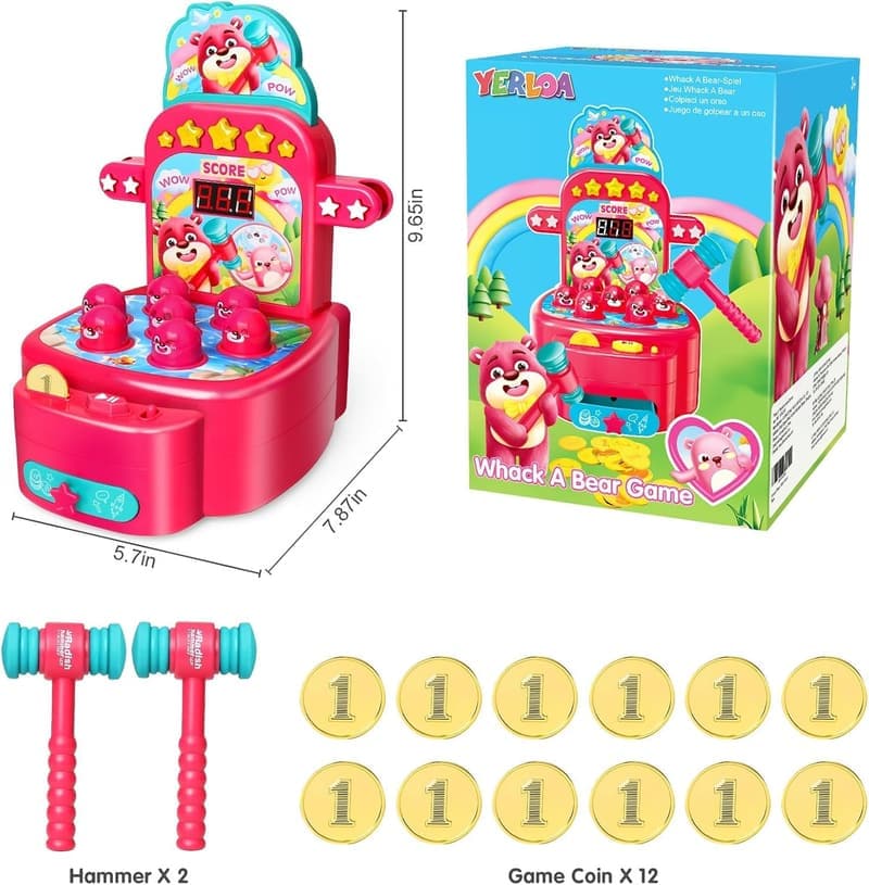 Interactive Whack Game for Toddlers - Educational Gift for Kids
