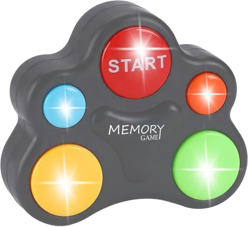 Kids' Electronic Memory Game with Color Recognition & Replay