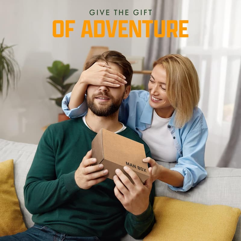 Birthday Gift Box for Men - Cool Camping Set for Him