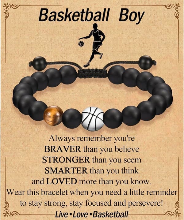 Sports Bracelet for Boys - Gift for Birthday or Any Occasion