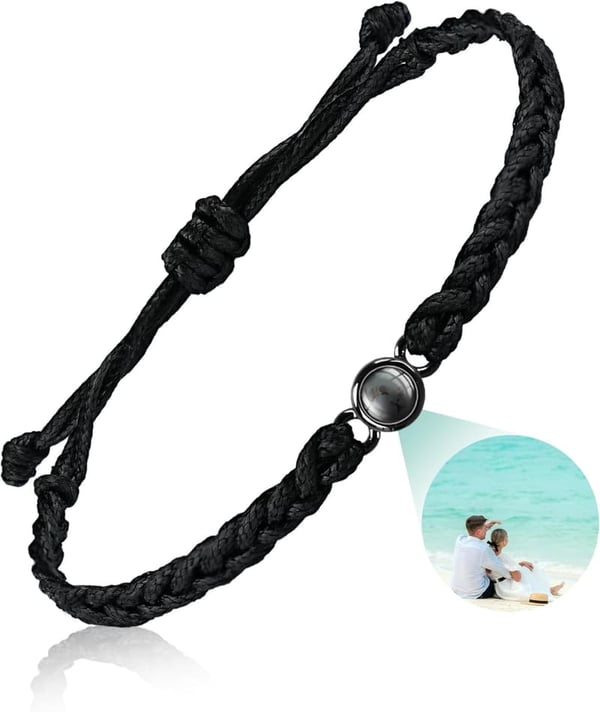 Personalized Photo Bracelet for Women - Memorial Gift