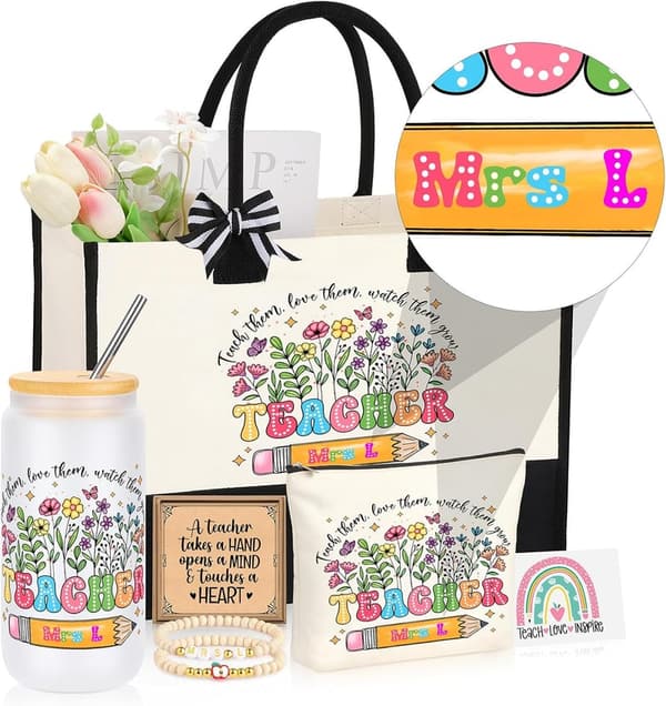 Teacher Appreciation Gift Set for Women - 5 Thoughtful Thank You Items