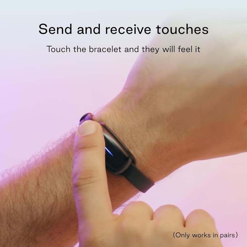 Long-Distance Smart Bracelet for Couples with Haptic Vibration