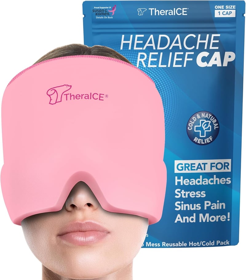 Cooling Gel Headache Relief Cap - Ideal Gift for Women