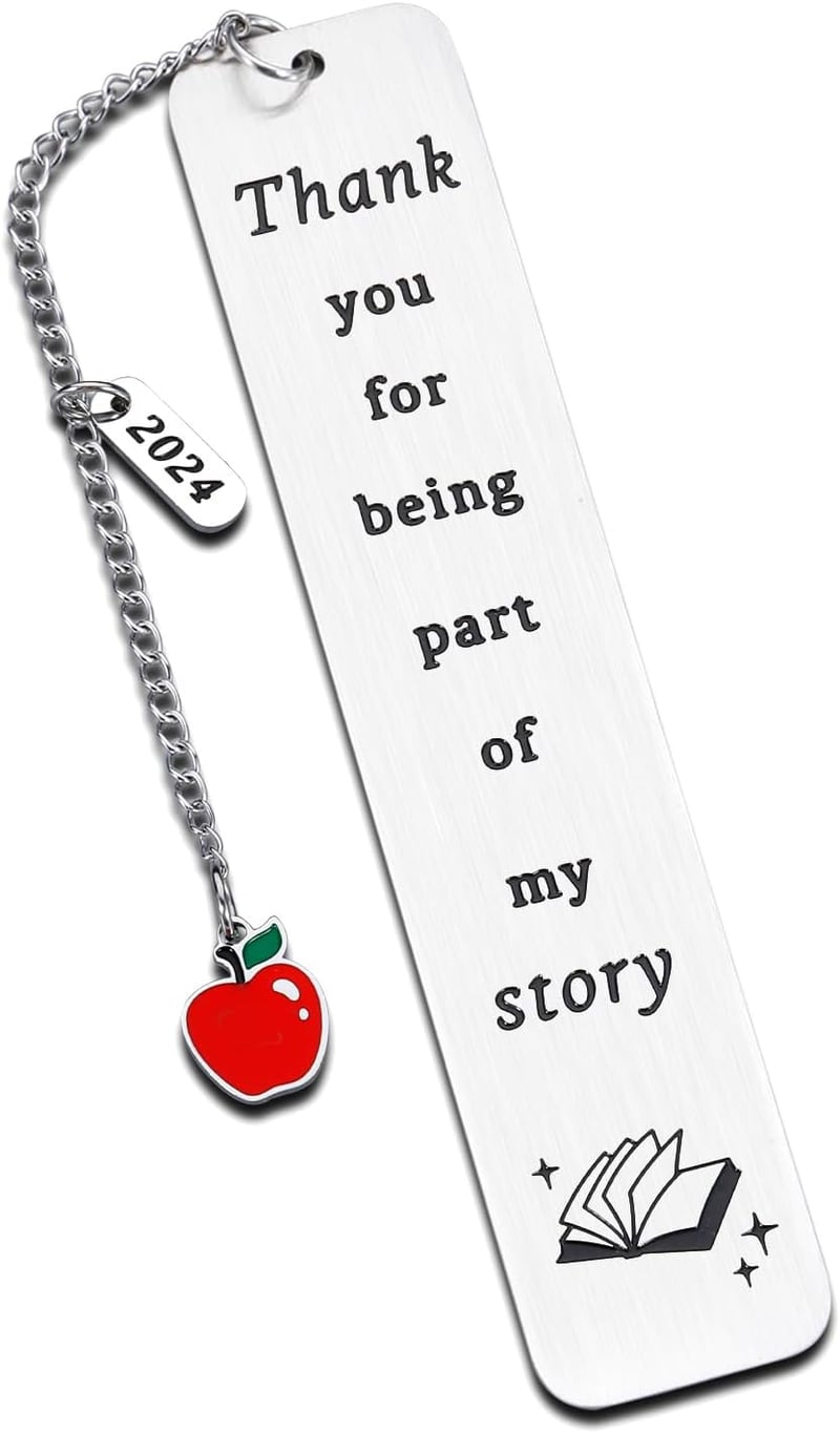 Teacher Appreciation Bookmarks for End-of-Year Gifts