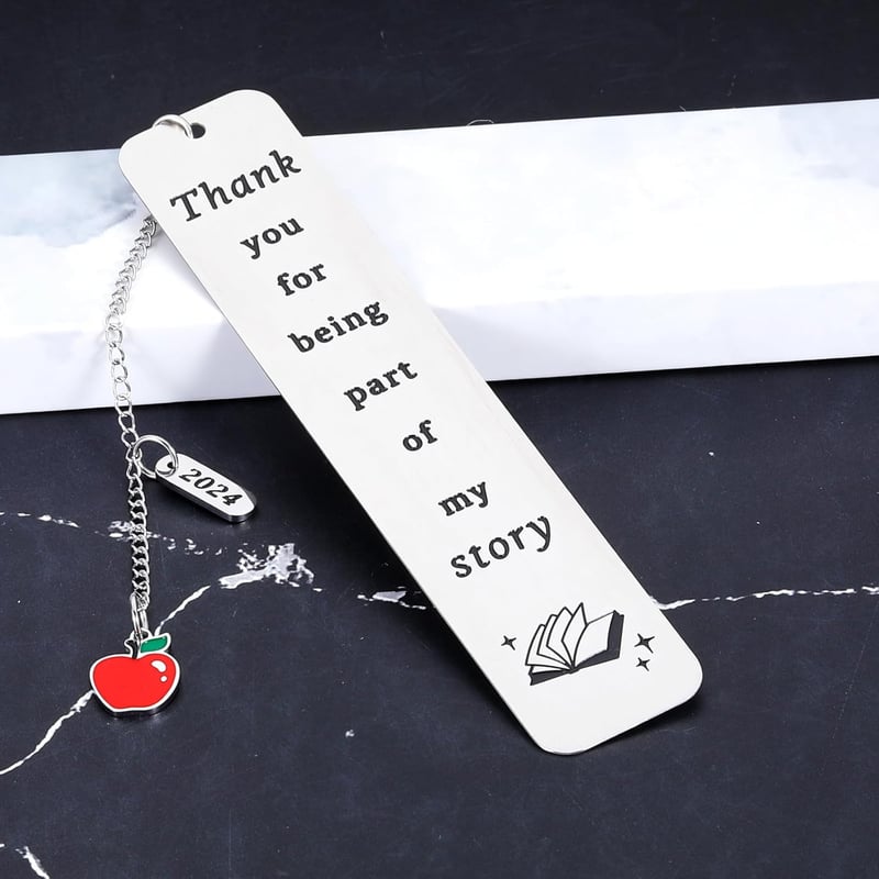 Teacher Appreciation Bookmarks for End-of-Year Gifts