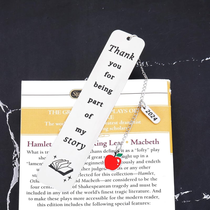 Teacher Appreciation Bookmarks for End-of-Year Gifts