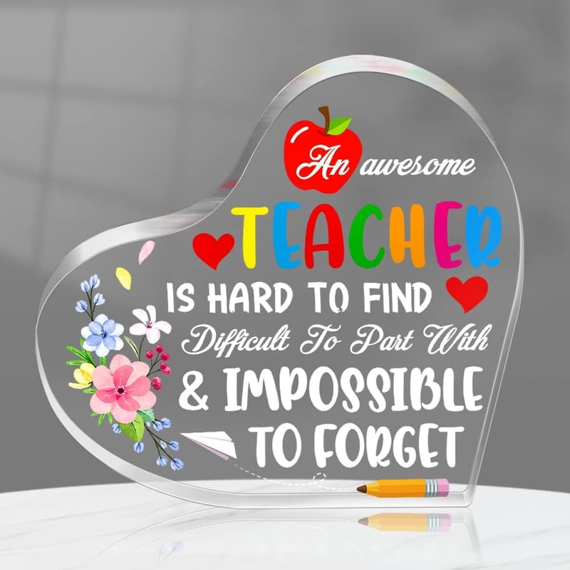 Teacher Appreciation Paperweight Gift for Women