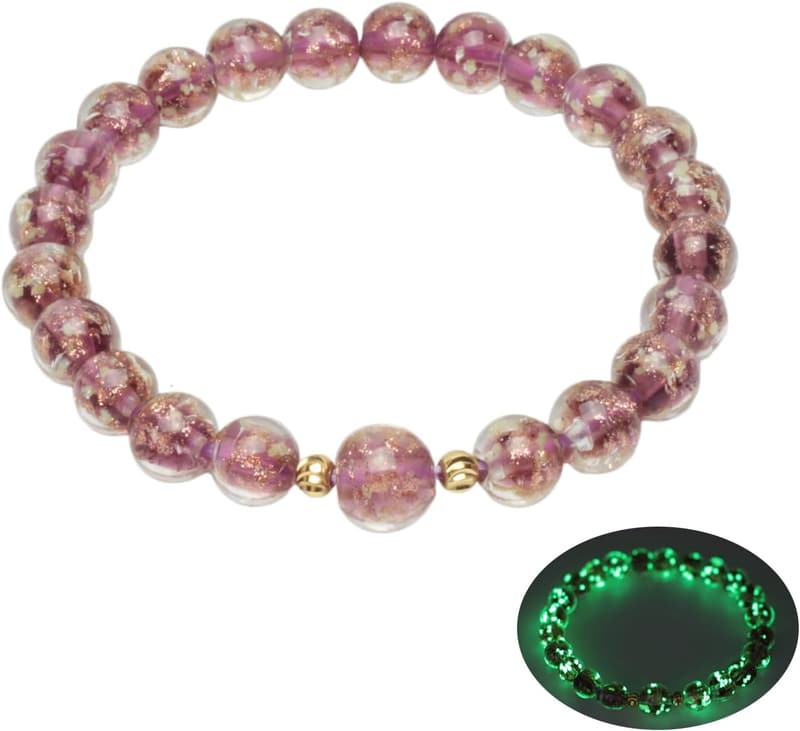 Luminous Firefly Glass Bracelet for Women - Healing Energy Bangles