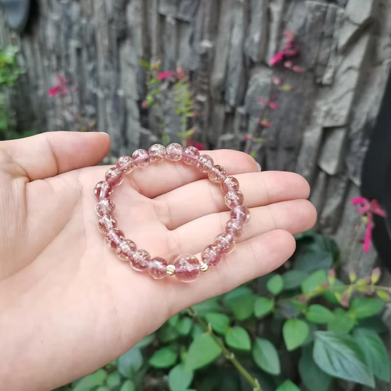 Luminous Firefly Glass Bracelet for Women - Healing Energy Bangles