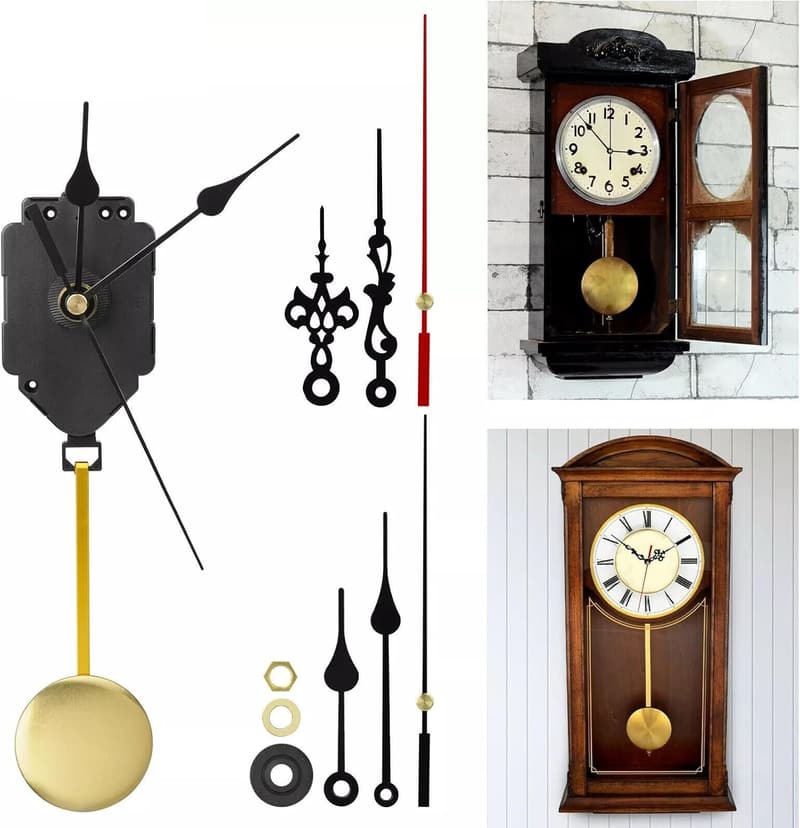 DIY Silent Quartz Pendulum Wall Clock Repair Kit