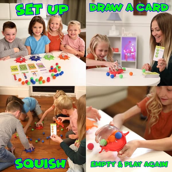 Colorful Squid Squish: Interactive Floor Game for Kids