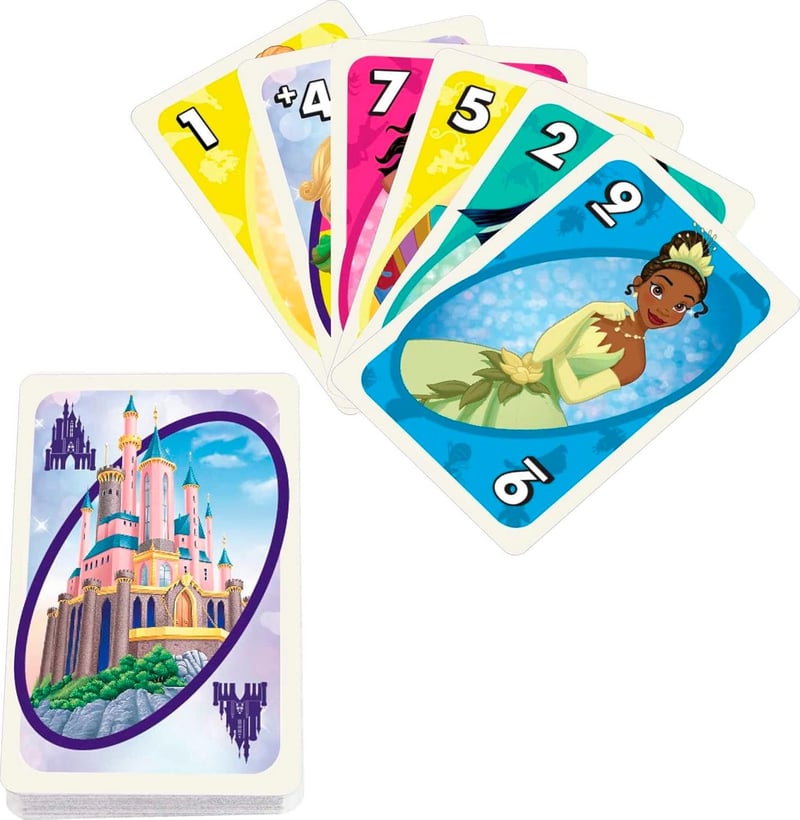 Disney Princess UNO Card Game for Kids & Family Fun
