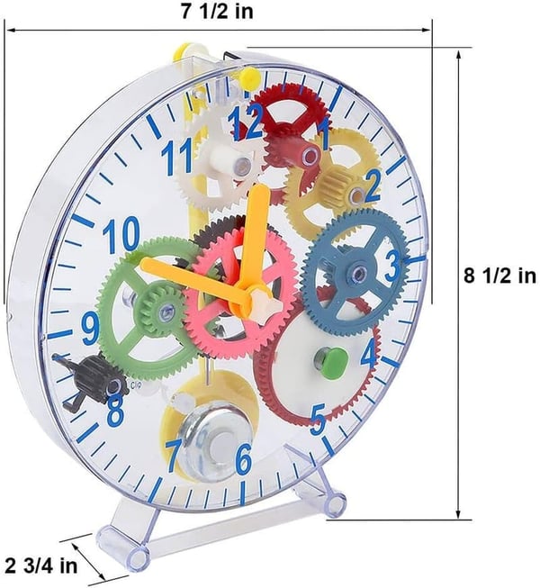 Kids' DIY Puzzle Clock Kit - Educational & Colorful (31 Pieces)