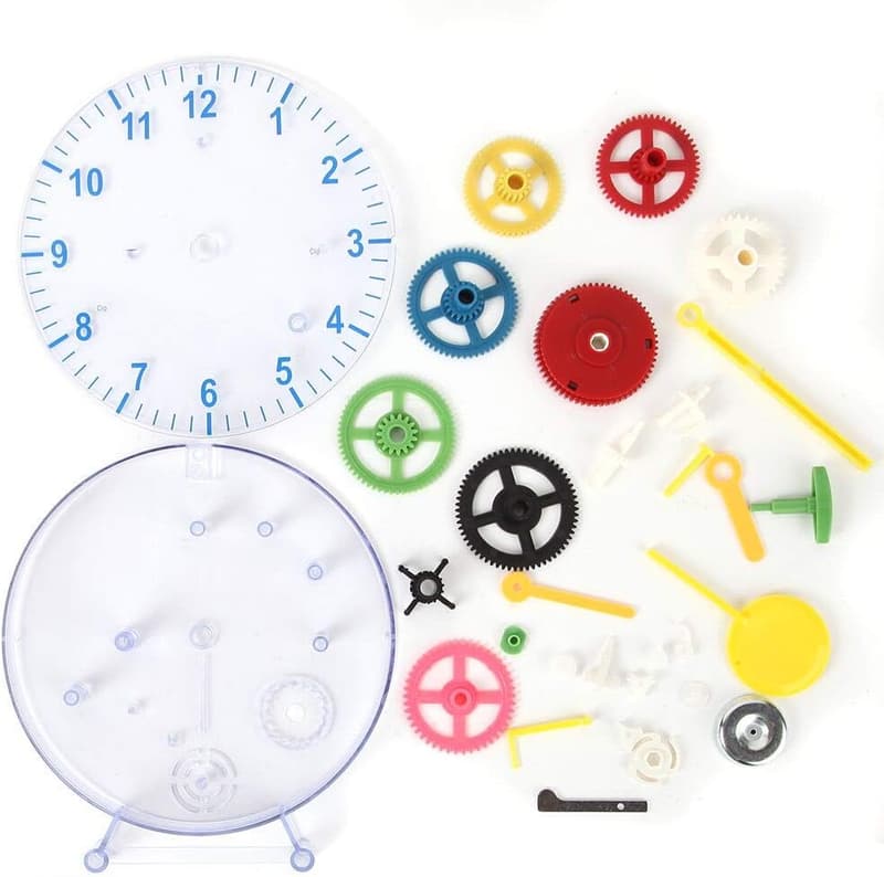 Kids' DIY Puzzle Clock Kit - Educational & Colorful (31 Pieces)