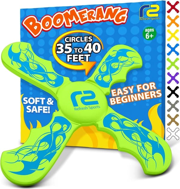 Cool Soft Boomerangs for Kids - Fun Outdoor Games & Pool Toys