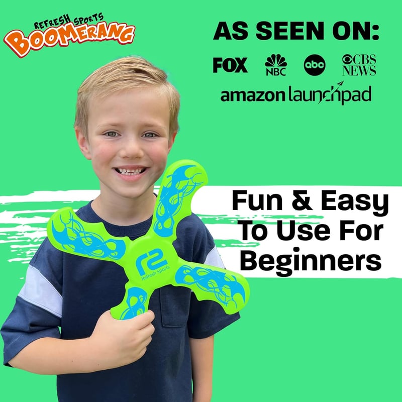 Cool Soft Boomerangs for Kids - Fun Outdoor Games & Pool Toys