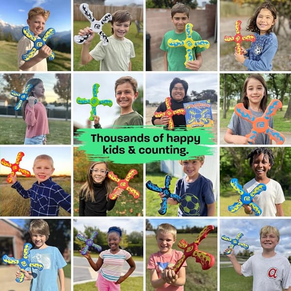 Cool Soft Boomerangs for Kids - Fun Outdoor Games & Pool Toys