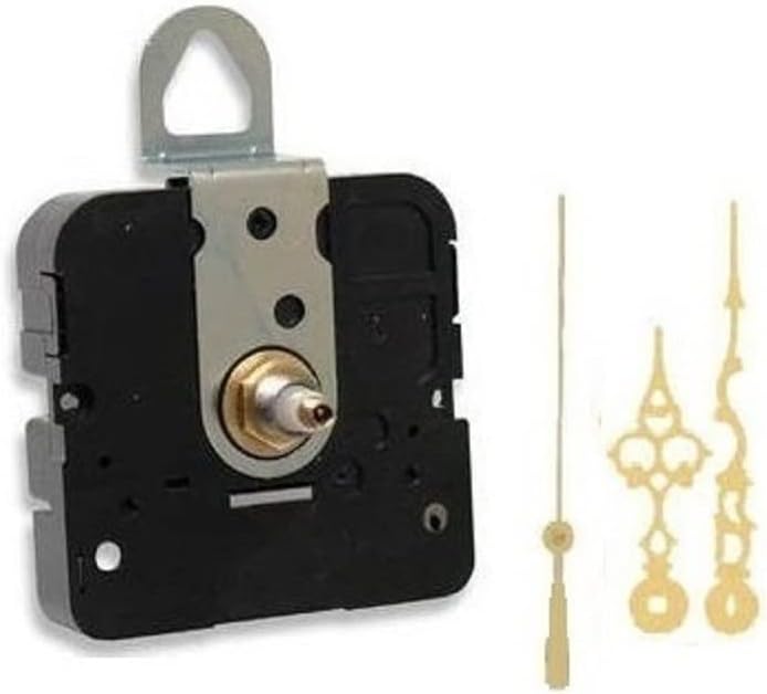 Customizable Clock Movement Mechanism with Gold Second Hand