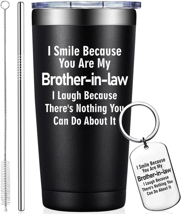 Fathers Day Brother-in-Law Tumbler Cup 20oz
