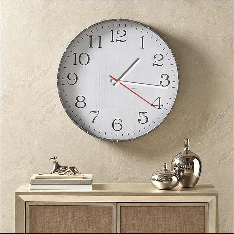 DIY Clock Making Kit with White Movement Mechanism and Hands