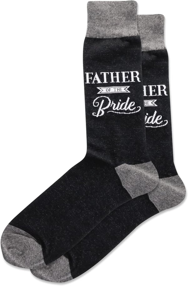 Groom's Fun Crew Socks - Cool Husband Gift, 1 Pair