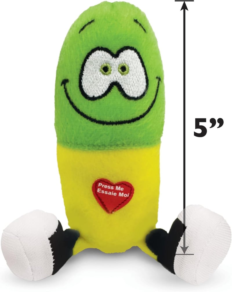 Giggling Plush Happy Pill - Fun Gift for All Ages