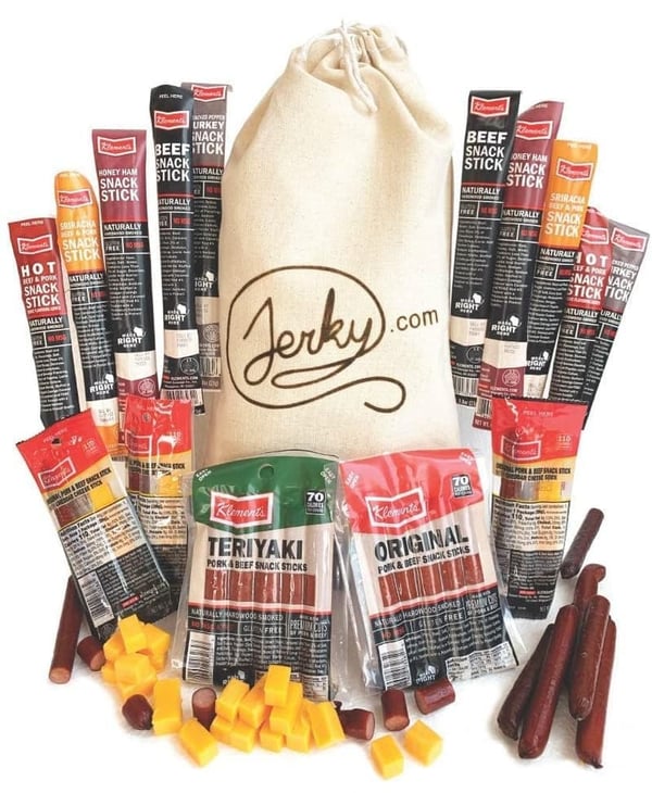 Men's Jerky Gift Basket - 26pc High-Protein Variety Pack