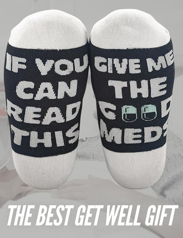 Get Well Soon Gift Basket for Men & Women - Crew Socks Included