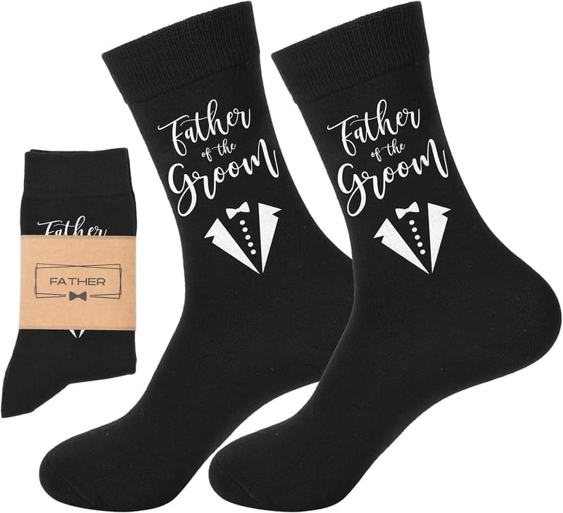 Groomsmen Wedding Socks - Cotton Gift for Men