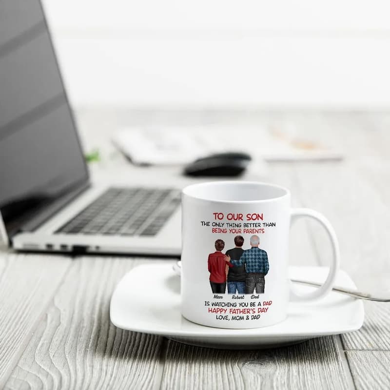 Happy Father's Day Personalized Mug for New Dads