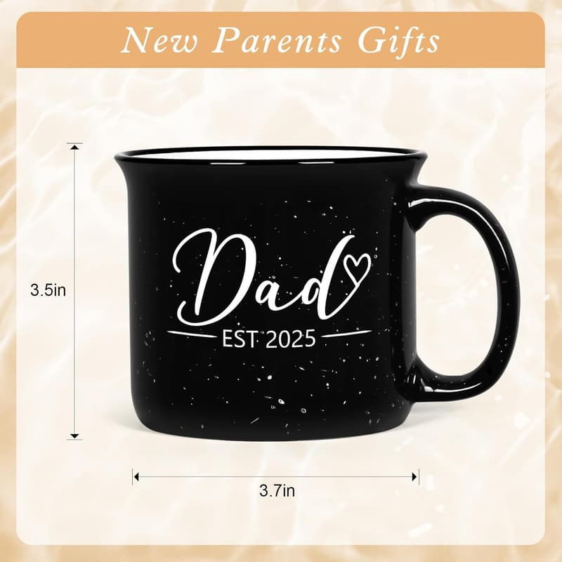New Parents Mug Set - 15 oz Gifts for Couples