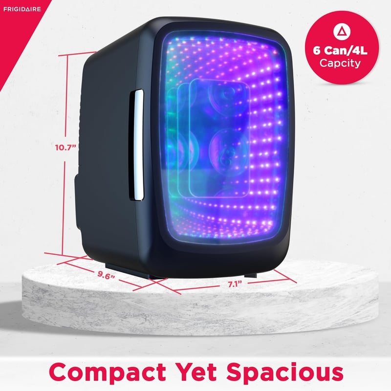 Gaming Mini Beverage Refrigerator, Stealth Design