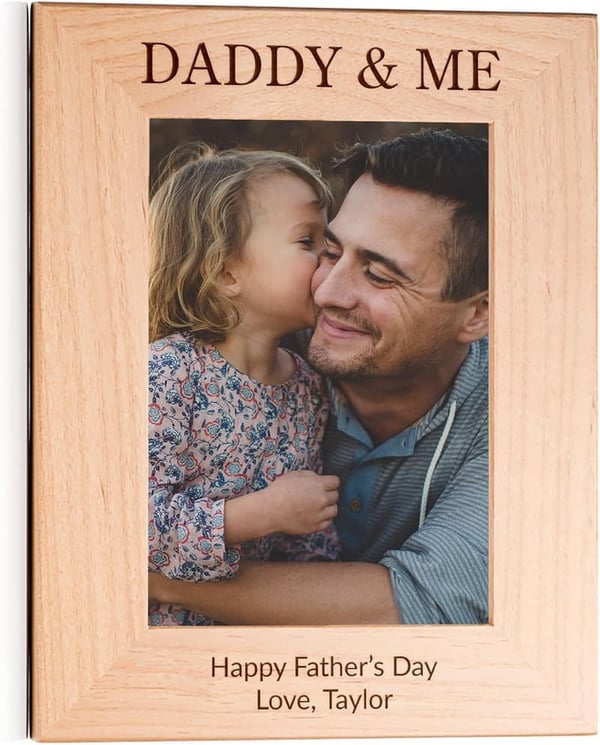 Personalized Daddy and Me Picture Frame for Father's Day