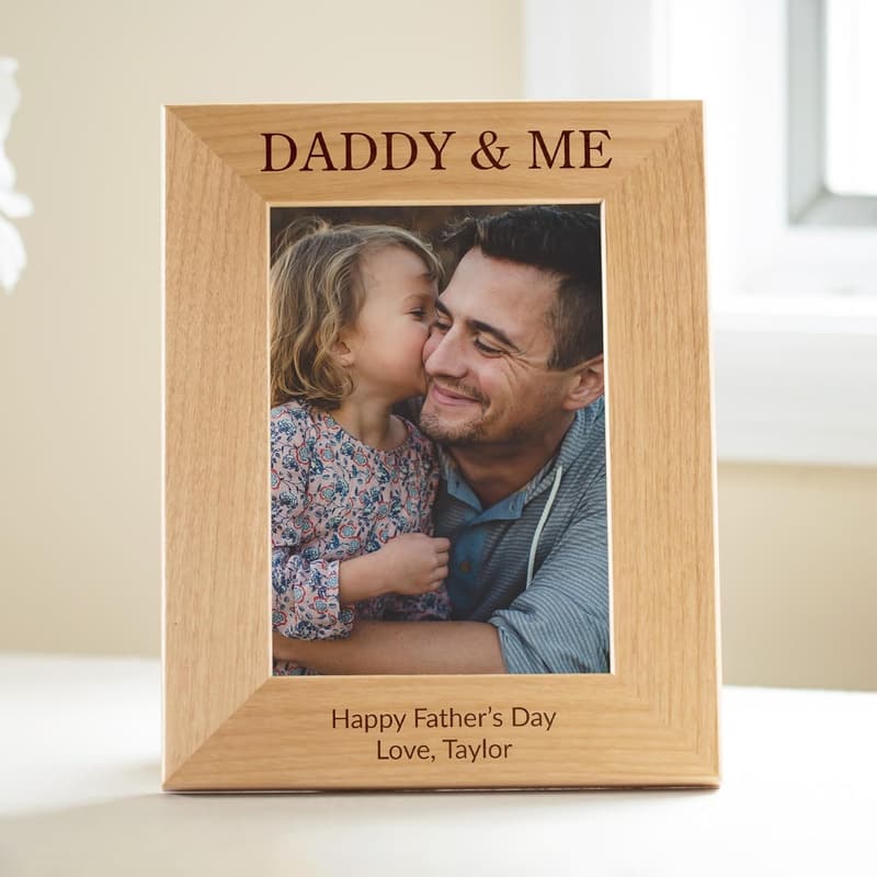Personalized Daddy and Me Picture Frame for Father's Day