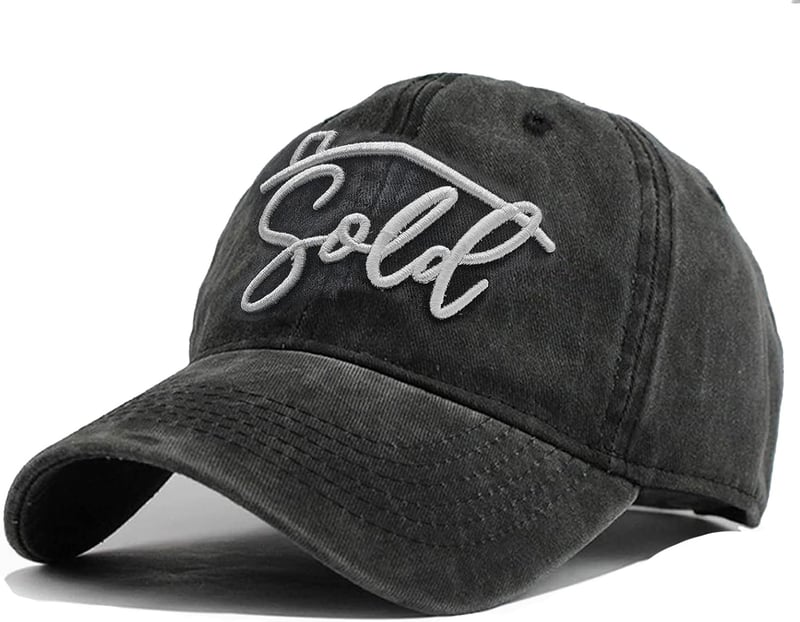 Distressed Cotton Baseball Cap for Real Estate Agents