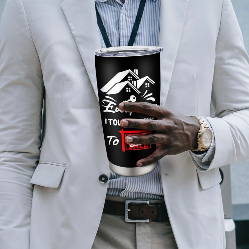 Realtor Closing Gift: Funny 20oz Tumbler for Agents