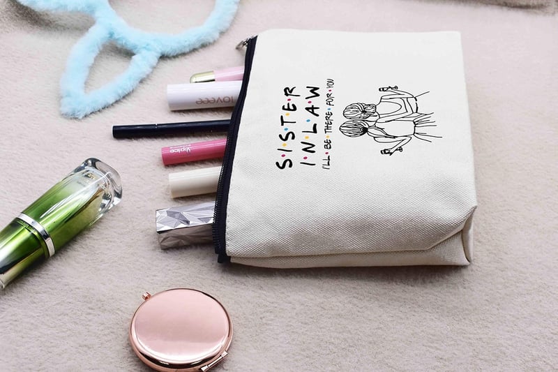 Mother's Day Gift for Sister-in-Law - Friends Theme Makeup Bag