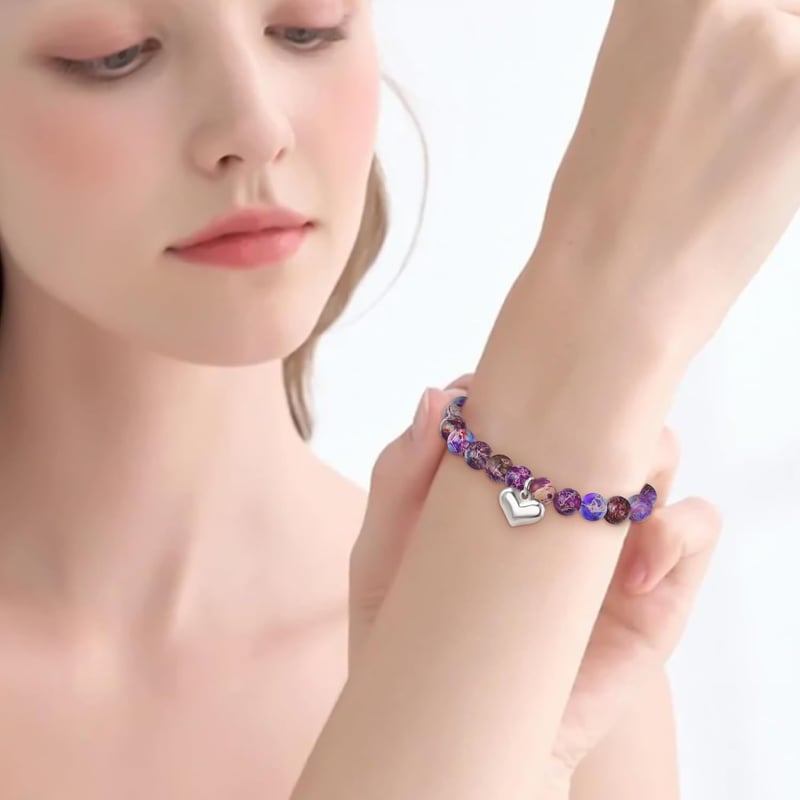 Birthday Bracelet for Bonus Sister-in-Law | Handmade Natural Stone