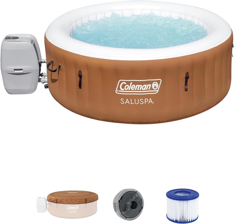 Coleman Ponderosa AirJet Inflatable Hot Tub for 2-4 Persons