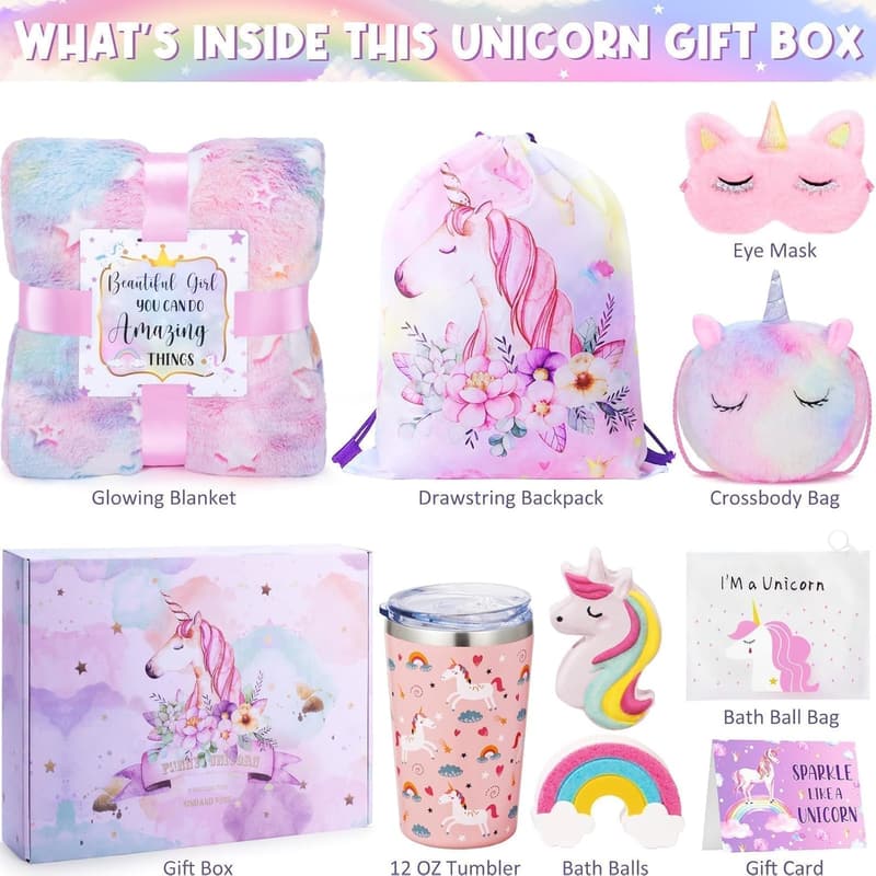 Trendy Unicorn Toys for Girls Ages 4-10 - Perfect Easter Gift