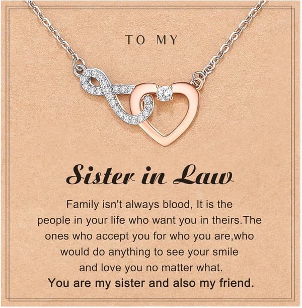 Infinity Heart Necklace for Women - Heartfelt Gift