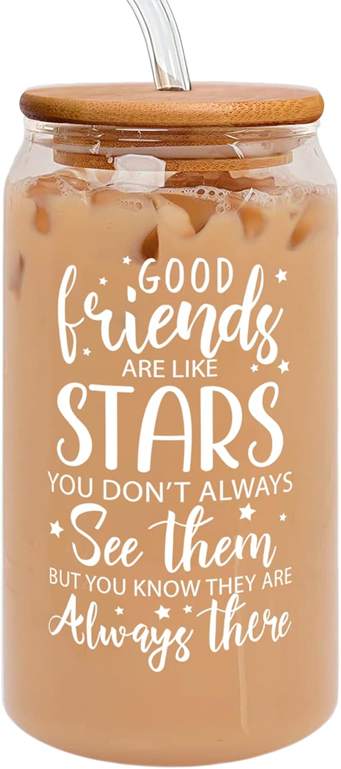 Best Friend Birthday Can Glass - 16 Oz Friendship Gift