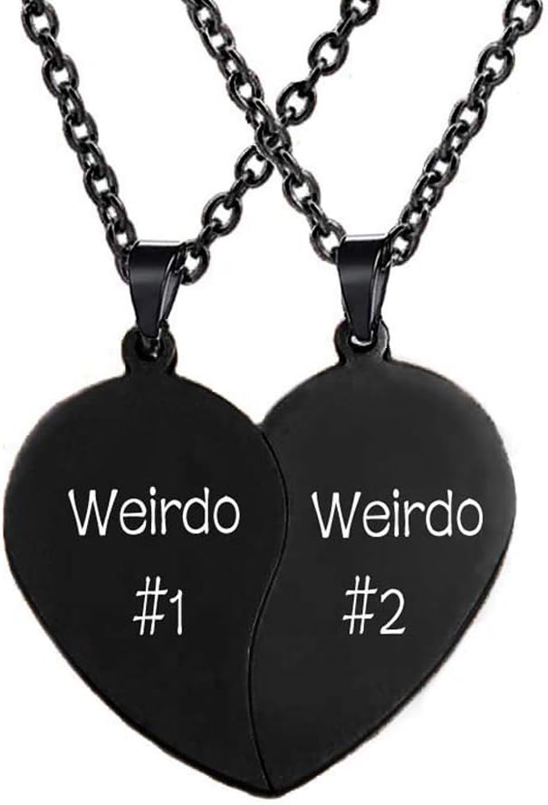 Friendship Heart Pendant Necklaces for 2 – BFF Valentine's Gift