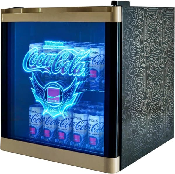 Limited Edition League of Legends® 48L Mini Fridge with Glass Door and LED Lighting