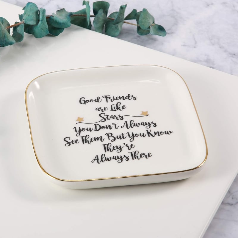 Jewelry Tray Ring Dish for Mom and Friends - Birthday Gift
