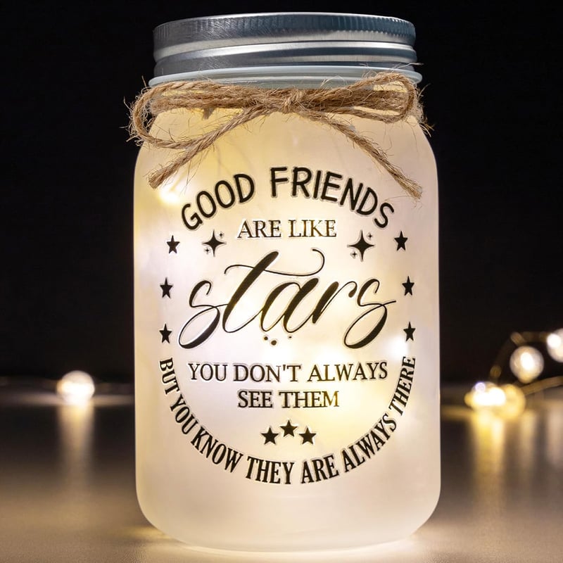 Best Friend Birthday Keepsake - Great Friends are Like Stars
