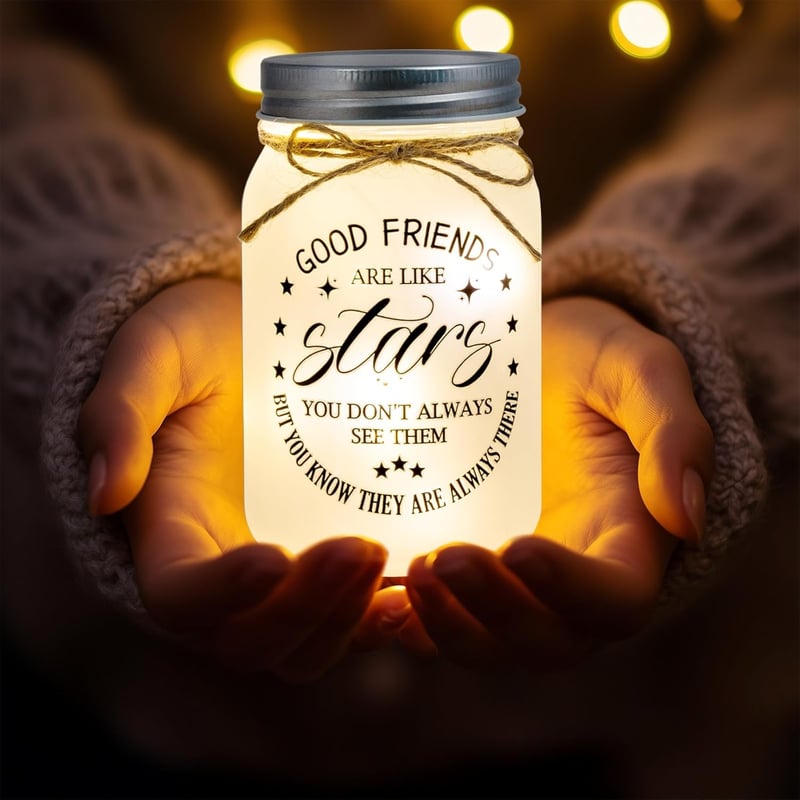 Best Friend Birthday Keepsake - Great Friends are Like Stars