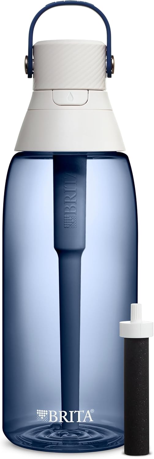 Brita 36 oz. Hard-Sided Water Bottle with 2-Month Filter